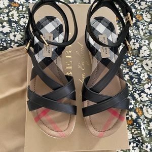 Burberry Malthouse Flat Espadrilles Size 38